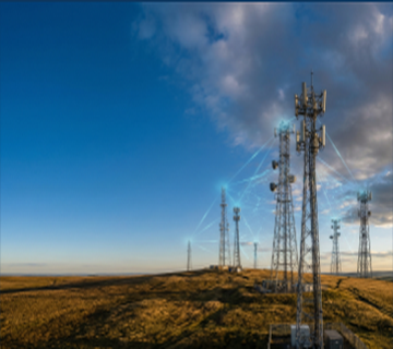 Aircraft parked at airport at sunset